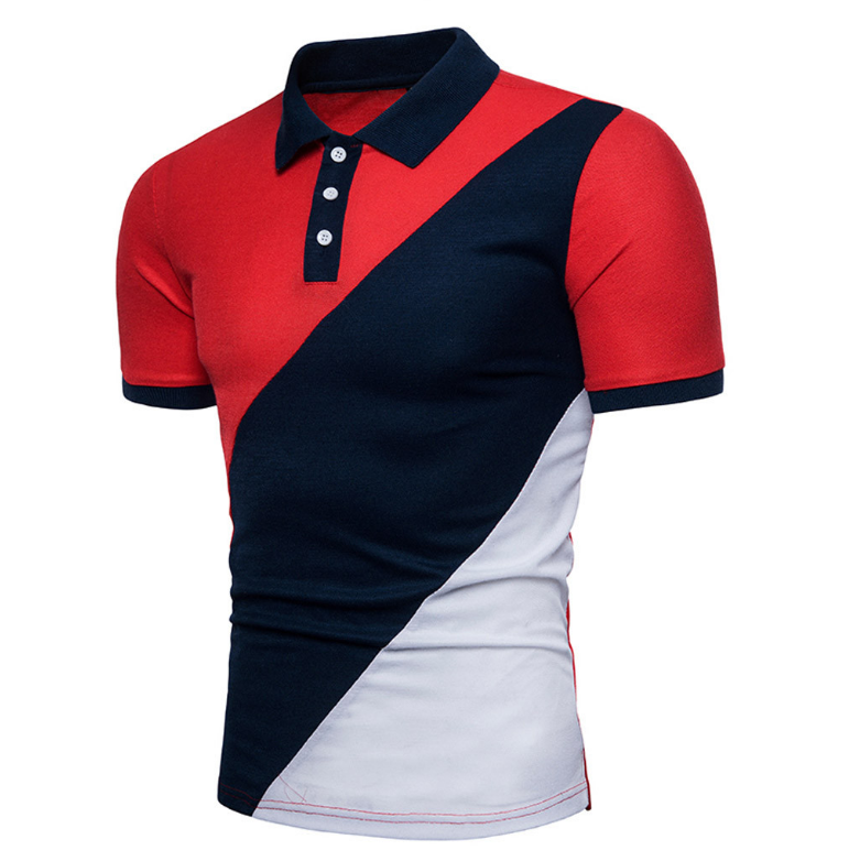 Color block men’s polo shirt | Standford