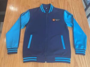 middle school uniform tracksuit 280gsm polyester insterlock jacket 